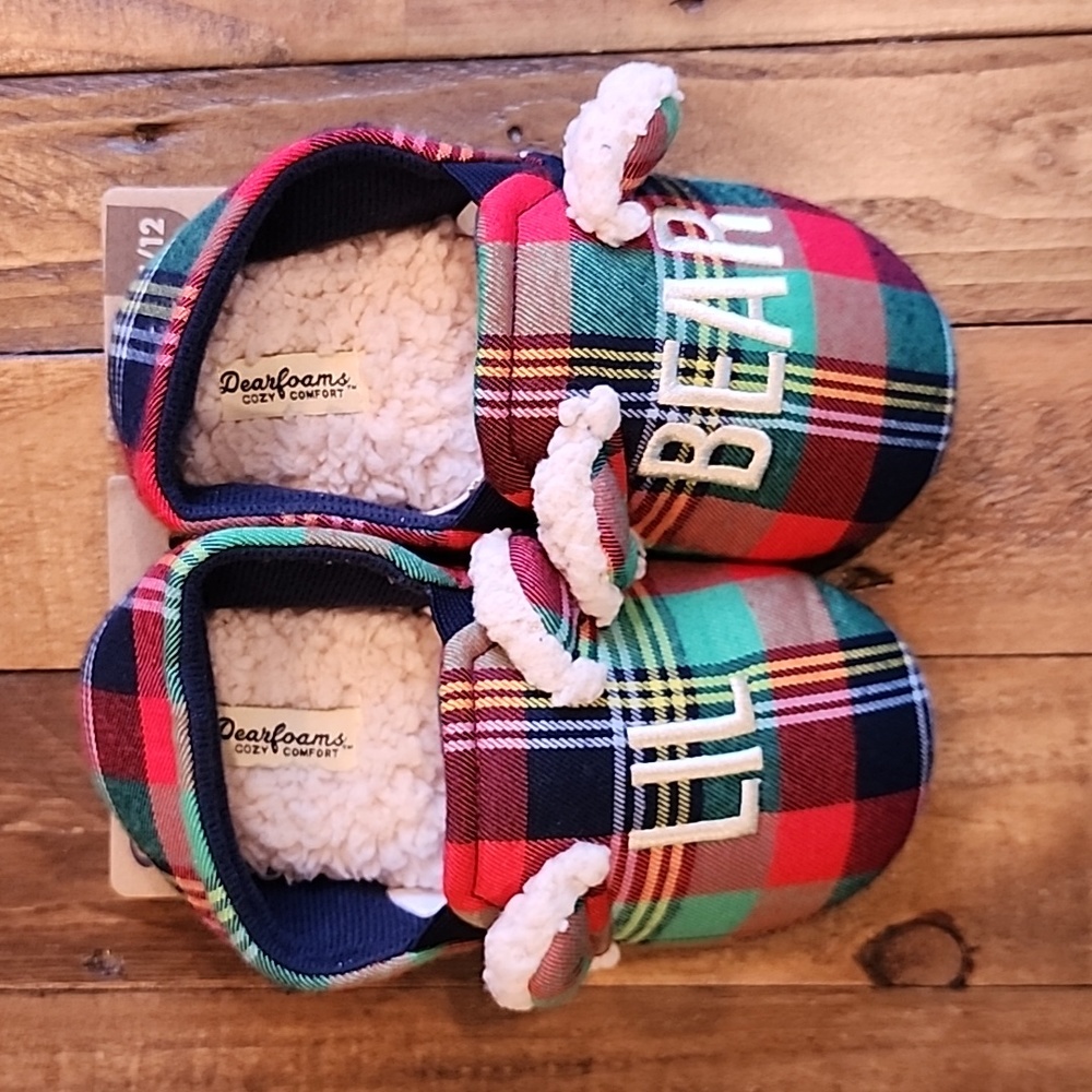 Dearfoams Lil Bear Kid's Slippers #3